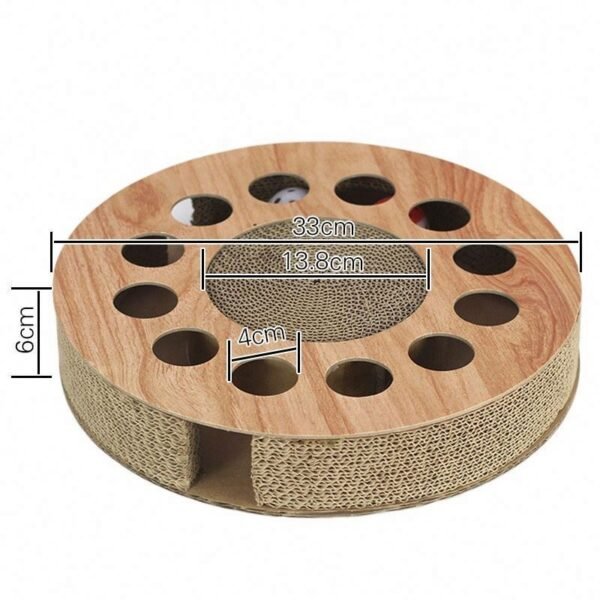 RASCADOR REDONDO INTERACTIVO CON PELOTAS