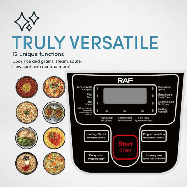 3 Olla Multicooker RAF Power Pro 900W