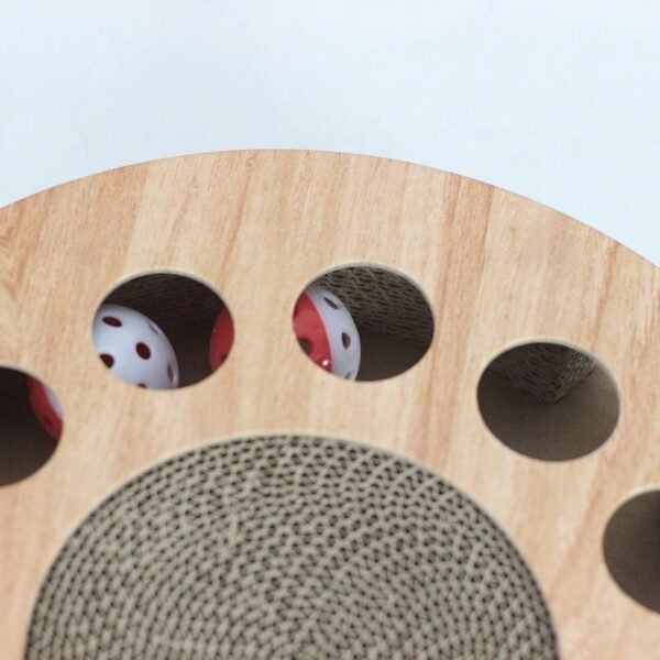 RASCADOR REDONDO INTERACTIVO CON PELOTAS