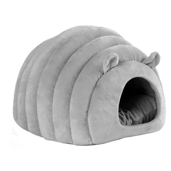 CAMA Y CASA MASCOTA FELPA OREJITAS