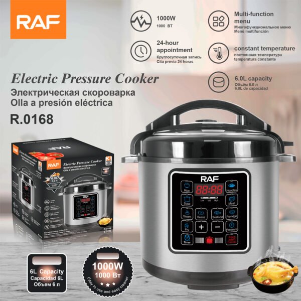 2 OLLA A PRESION ELECTRICA MULTIFUNCIONAL 6 LT / 1000W