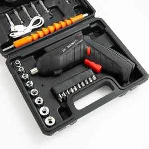 KIT DESTORNILLADOR ELECTRICO MINI CON 47 ACCESORIOS