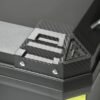 6 Maleta Baúl Trasero Tipo Aluminio para Moto 45 Lts + Acolchado